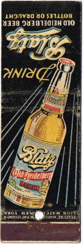Blatz Old Heidelberg Beer