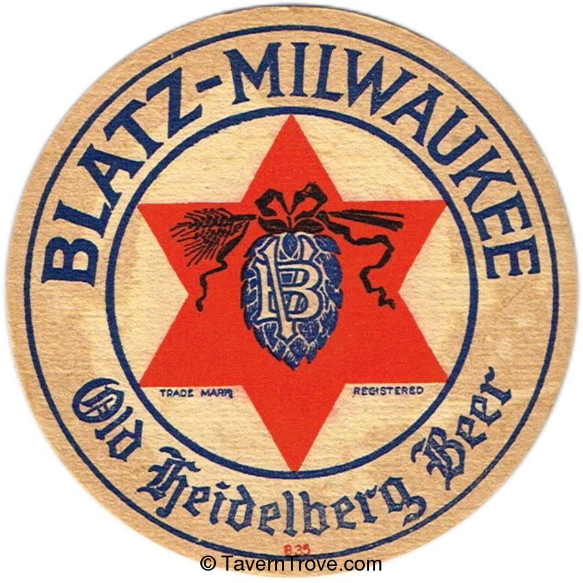 Blatz Old Heidelberg Beer