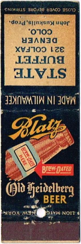 Blatz Old Heidelberg Beer