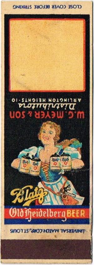 Blatz Old Heidelberg Beer