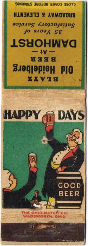 Blatz Old Heidelberg Beer Dupe