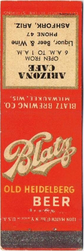 Blatz Old Heidelberg Beer Dupe
