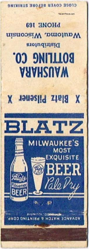 Blatz Pilsener Beer