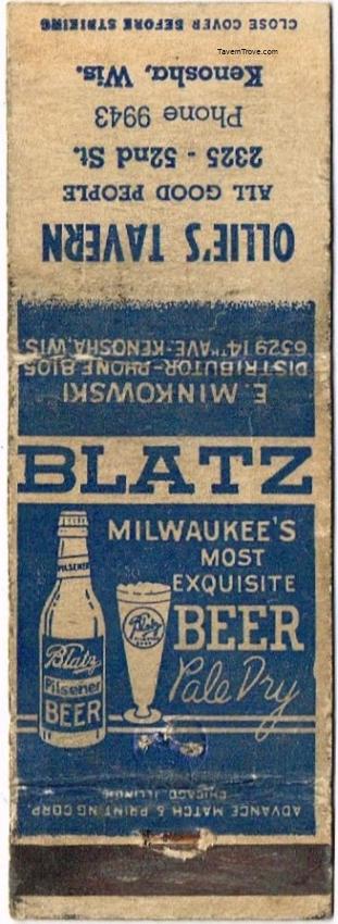 Blatz Pilsener Beer