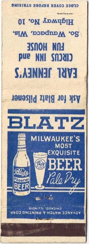 Blatz Pilsener Beer