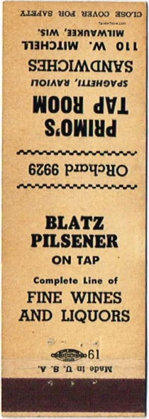 Blatz Pilsener Beer