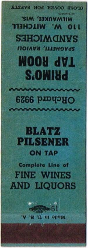 Blatz Pilsener Beer
