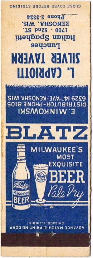 Blatz Pilsener Beer