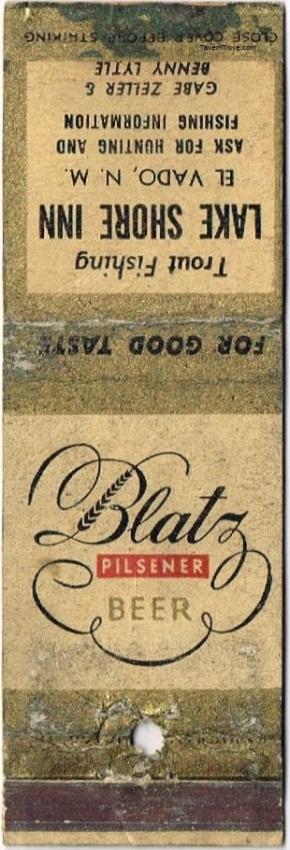 Blatz Pilsener Beer
