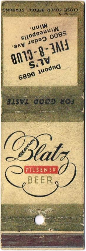 Blatz Pilsener Beer
