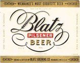 Blatz Pilsener Beer (Reg)