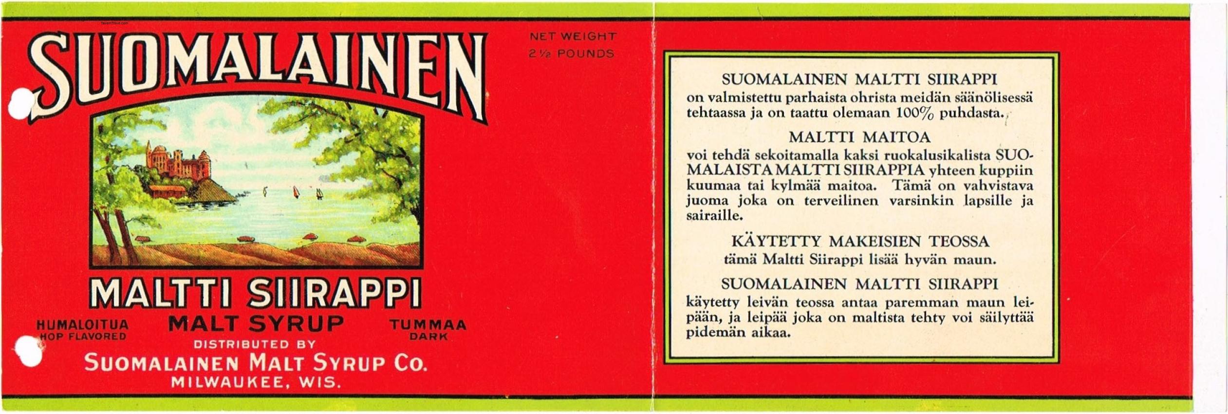 Blatz Suomalainen Malt Syrup