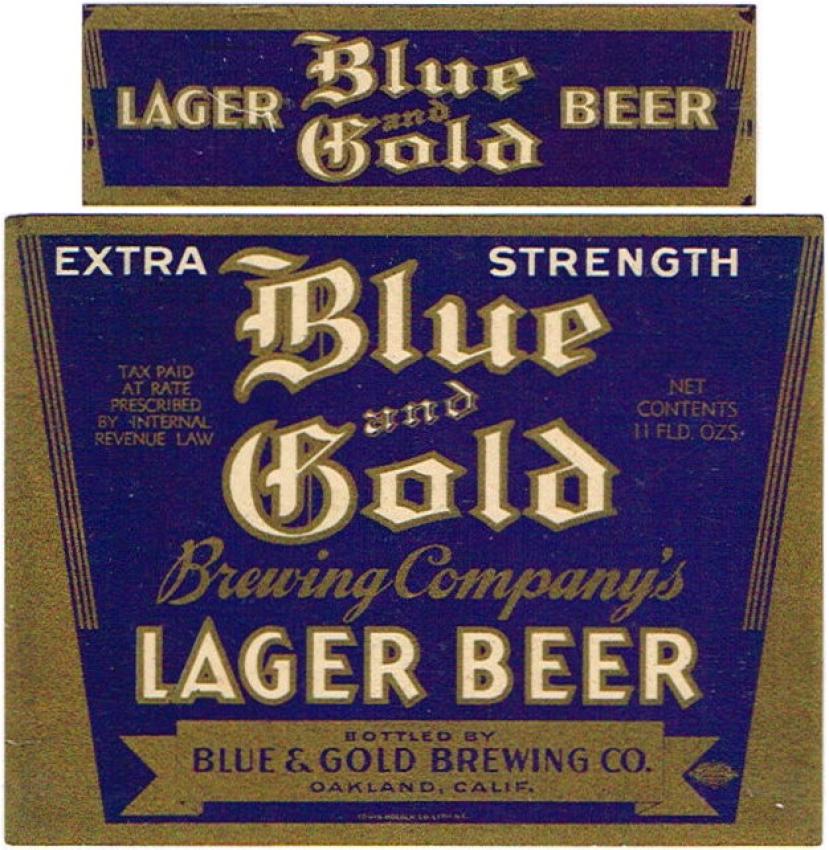 Blue and Gold Beer