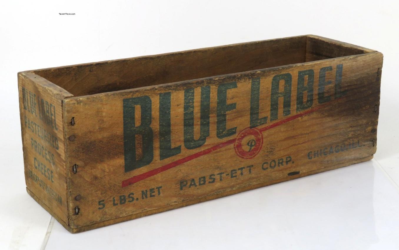 Blue Label 5lb American Cheese Wood Box