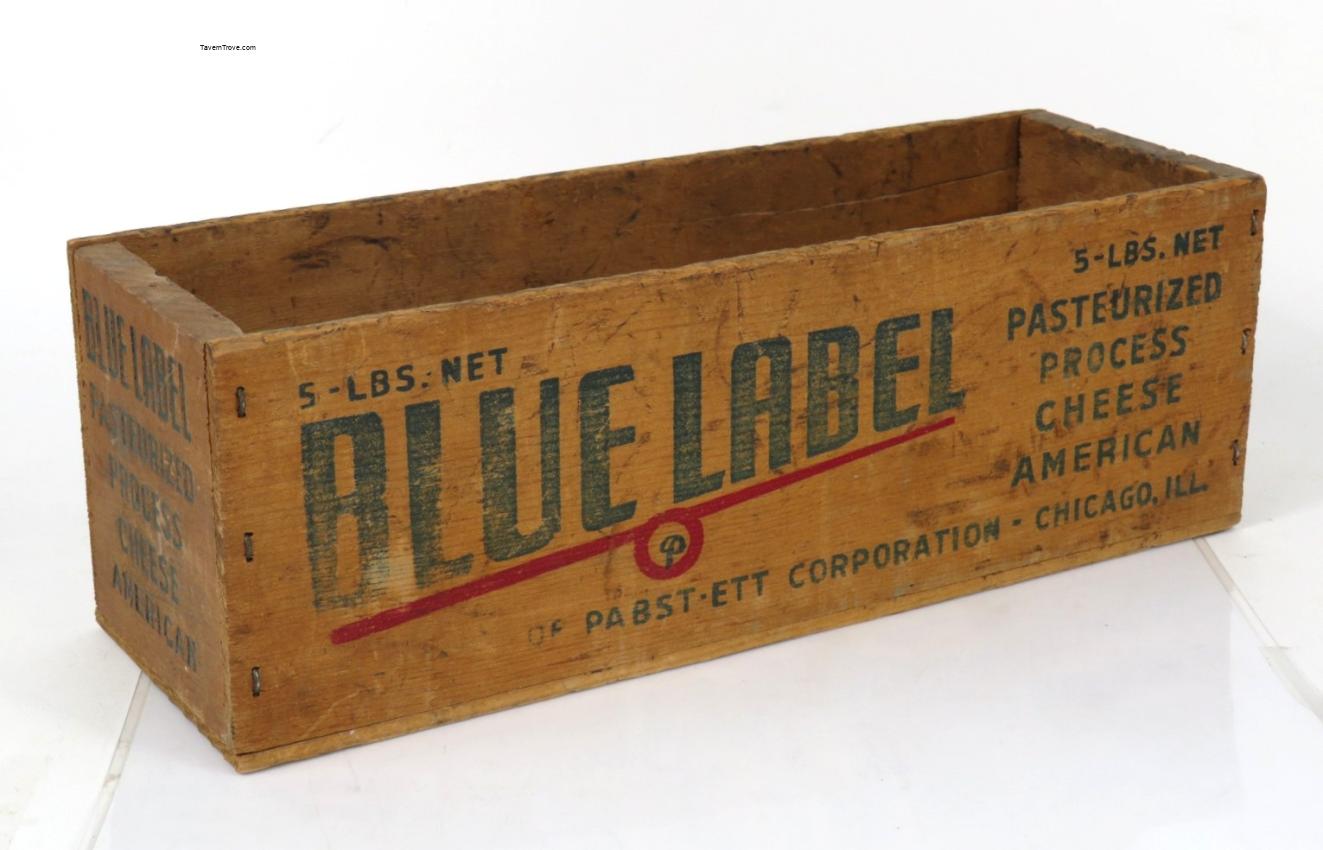 Blue Label 5lb American Cheese Wood Box