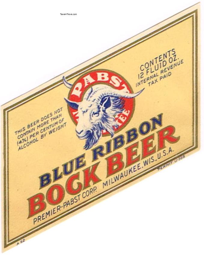 Blue Ribbon Bock Beer