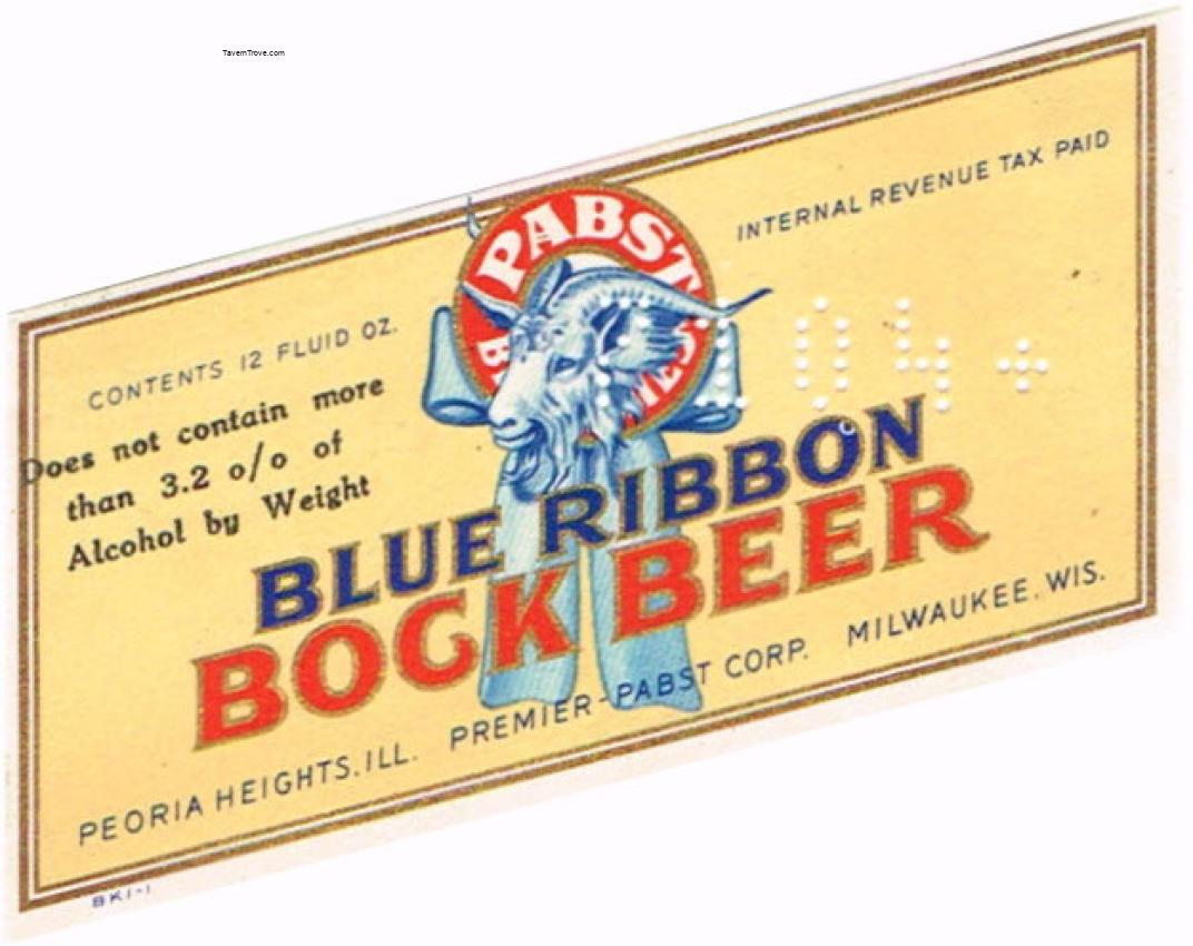 Blue Ribbon Bock Beer