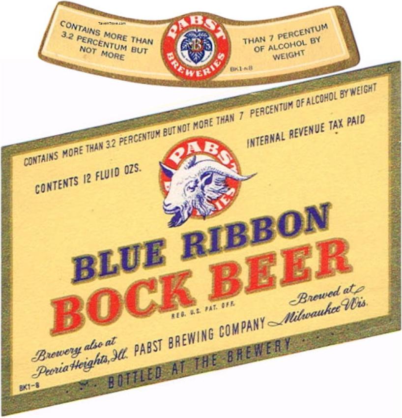 Blue Ribbon Bock Beer