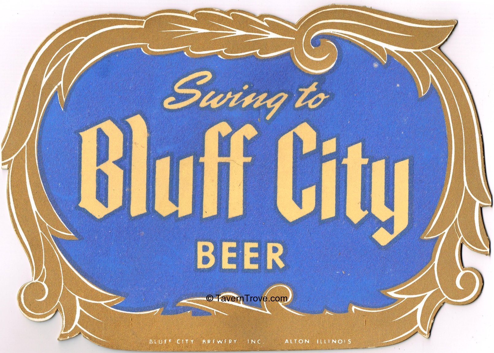 Item 77908 1950 Bluff City Beer Sign
