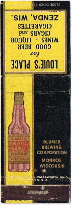 Blumer's Golden Glow Beer