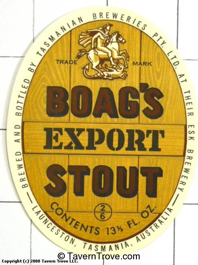 Boags Export Stout