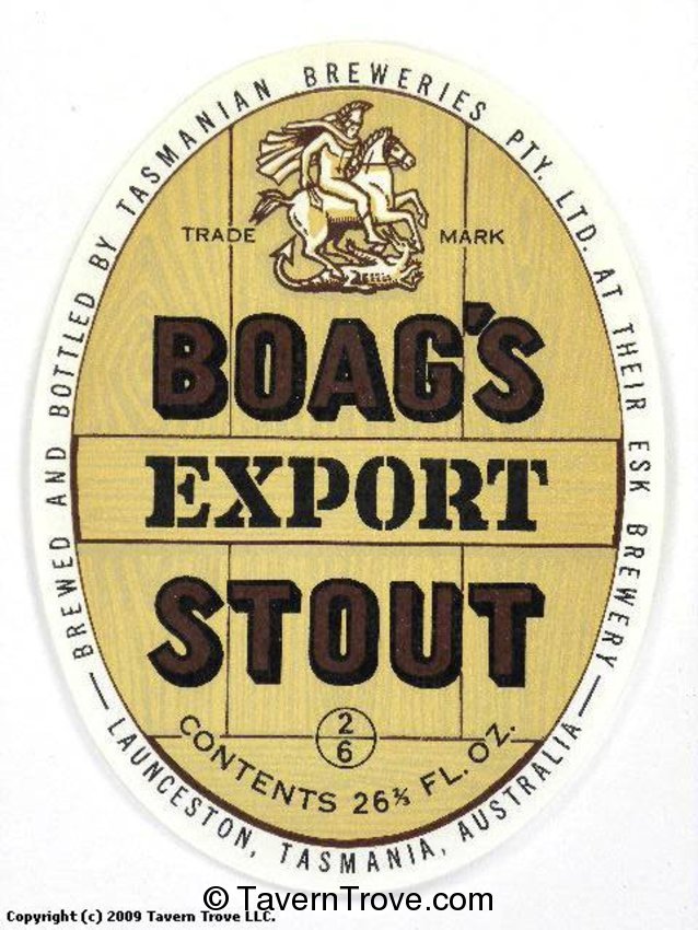 Boags Export Stout