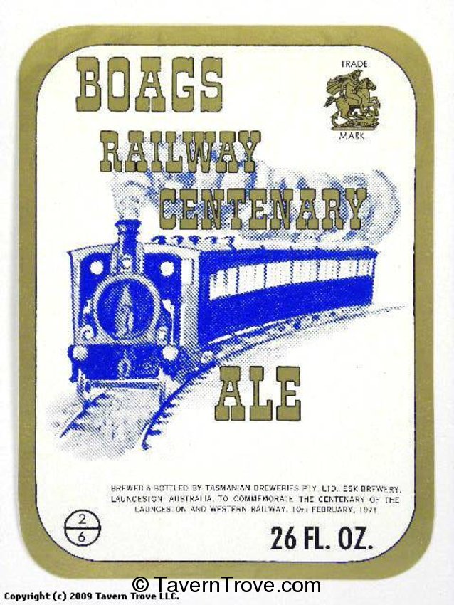 Boags Railway Centennary Ale