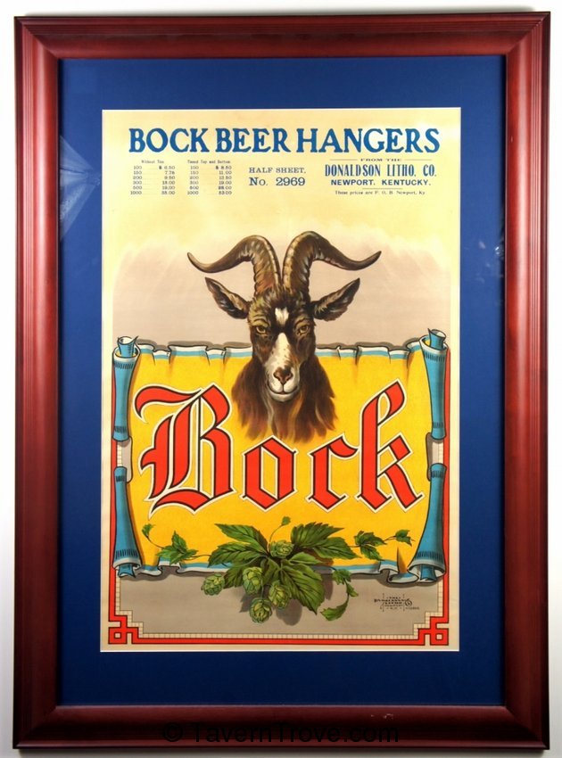 Bock Beer Hanger #2969