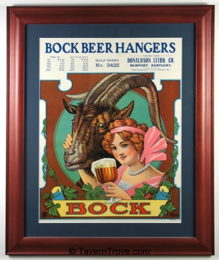 Bock Beer Hanger #3422
