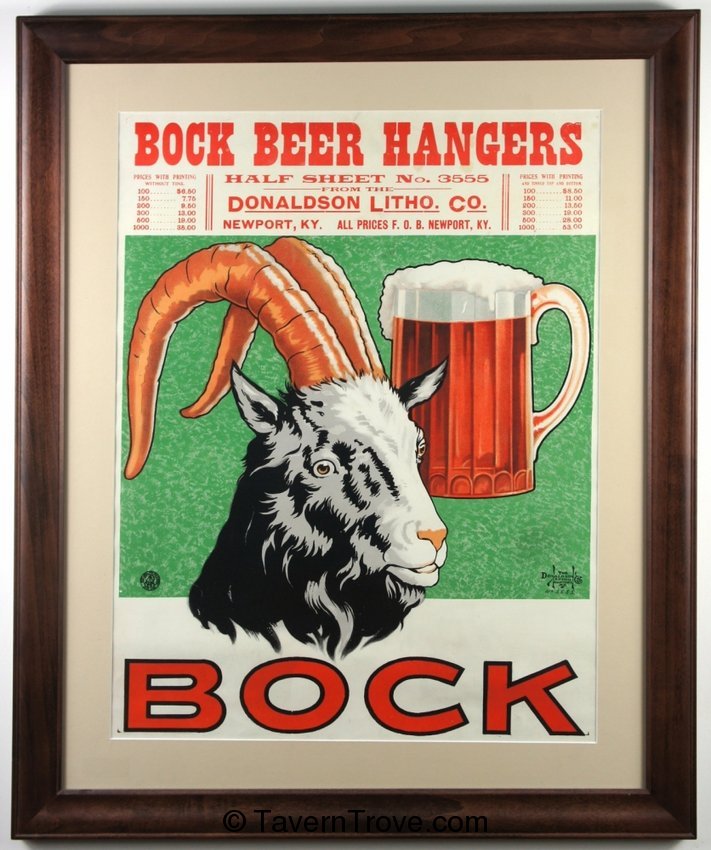 Bock Beer Hanger #3555