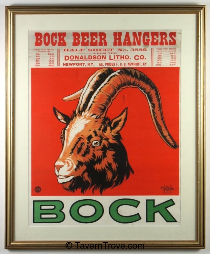 Bock Beer Hanger #3556