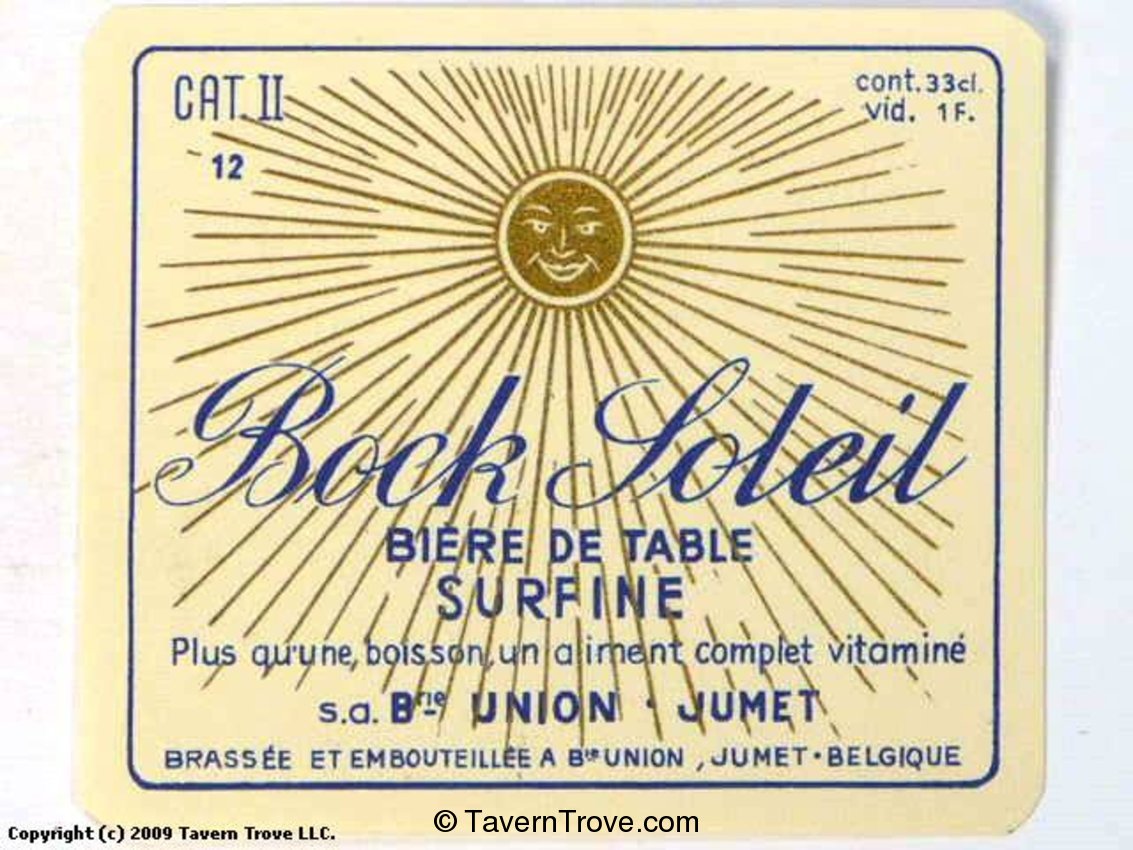 Bock Soleil Biere De Table