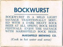 Bockwurst Decal