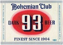 Bohemian Club 93 Dark Beer