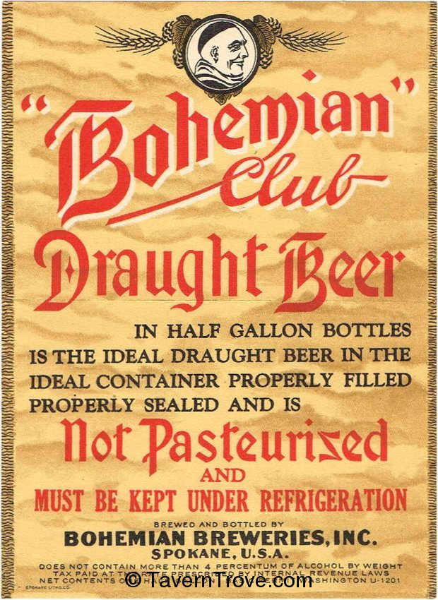 Bohemian Club Draught Beer