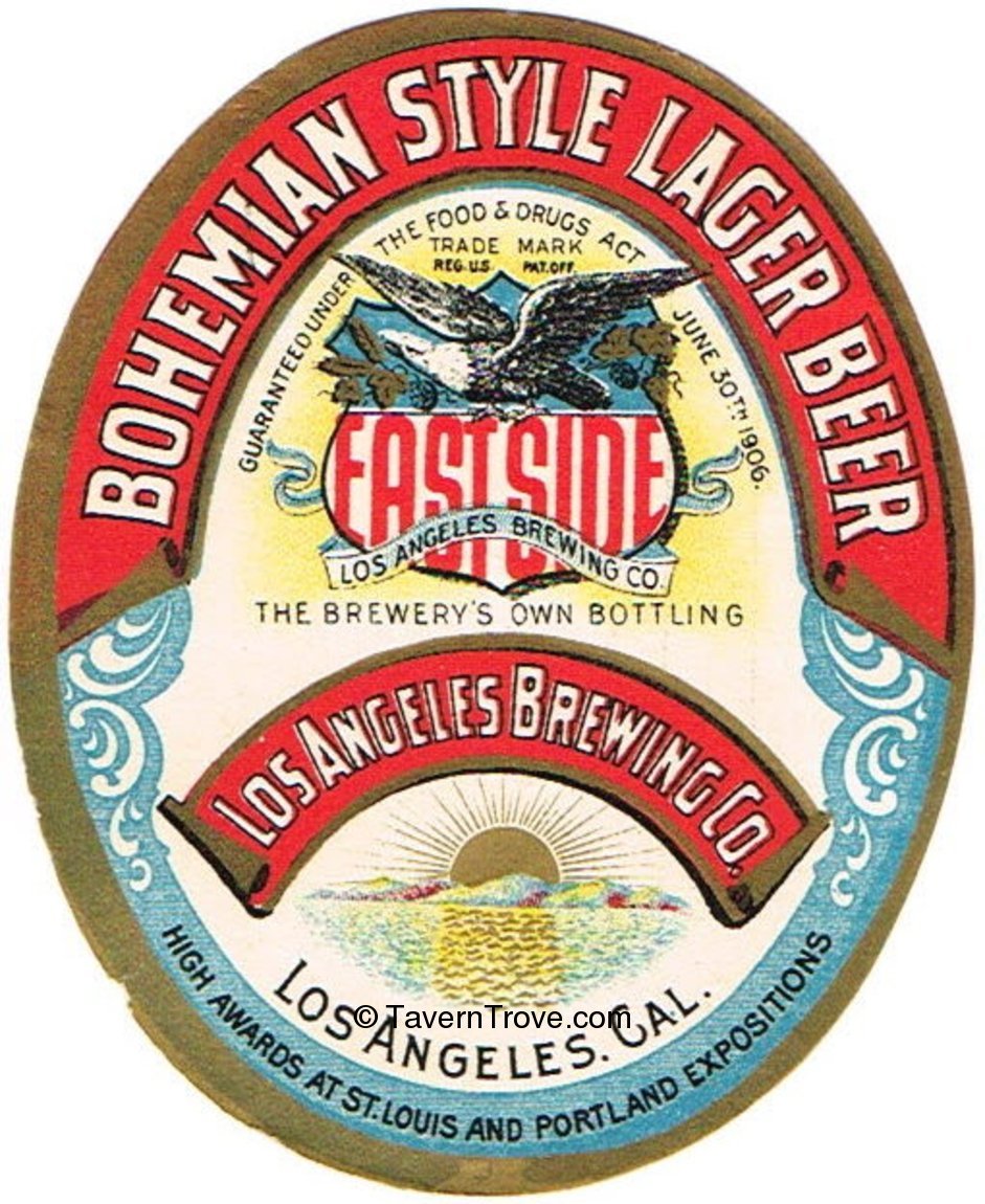 Item 2759 1906 Bohemian Style Lager Beer Label WS1401V