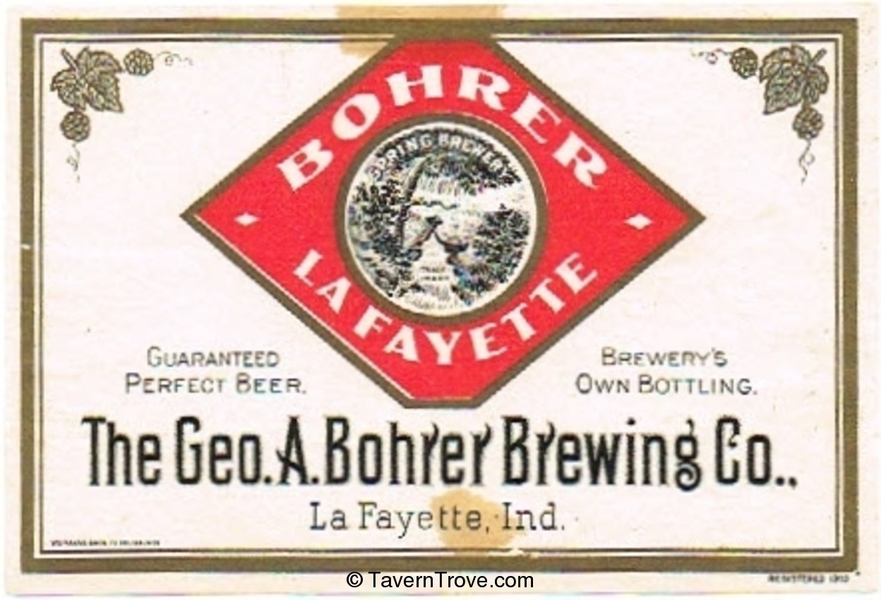 Bohrer La Fayette Beer 