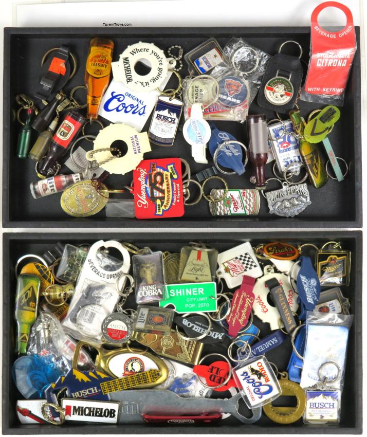 Bottle Openers/Keychains Beer Advertising lot of ~65