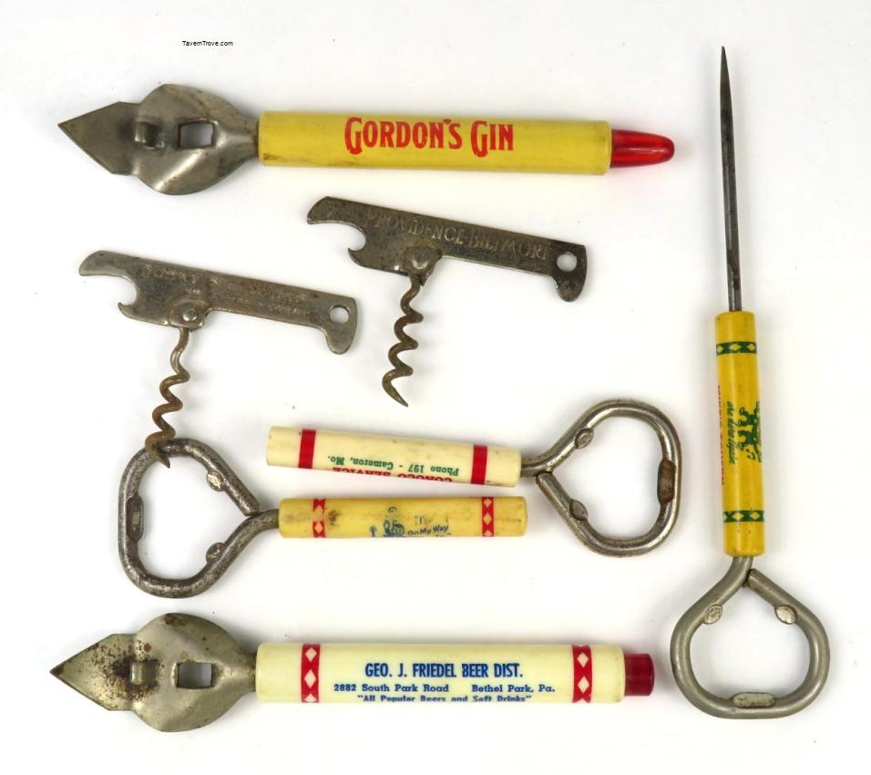 Bottle Openers Lot of Seven