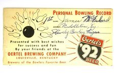 Bowling Record Book