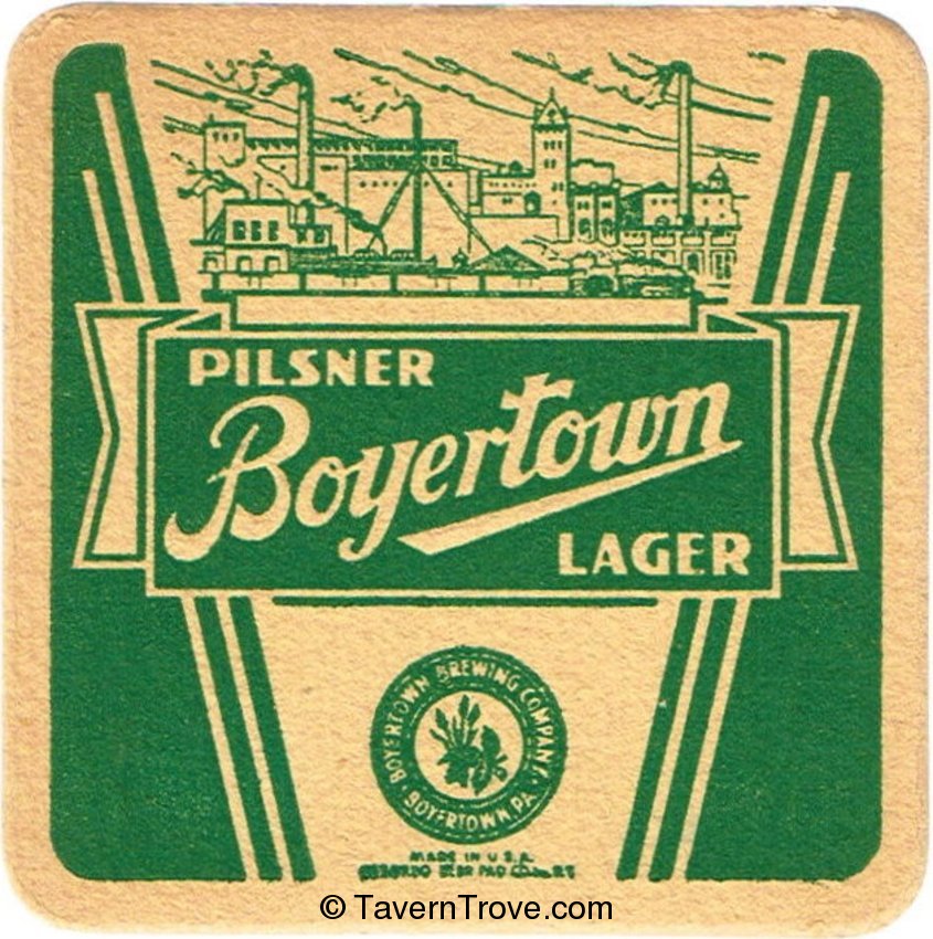 Boyertown Pilsner Lager Beer