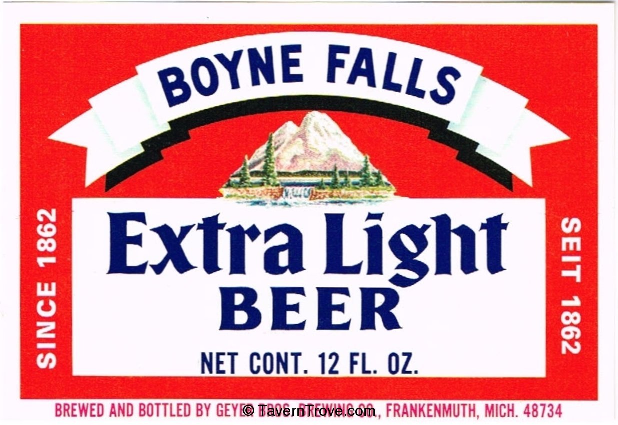 Boyne Falls Extra Light Beer