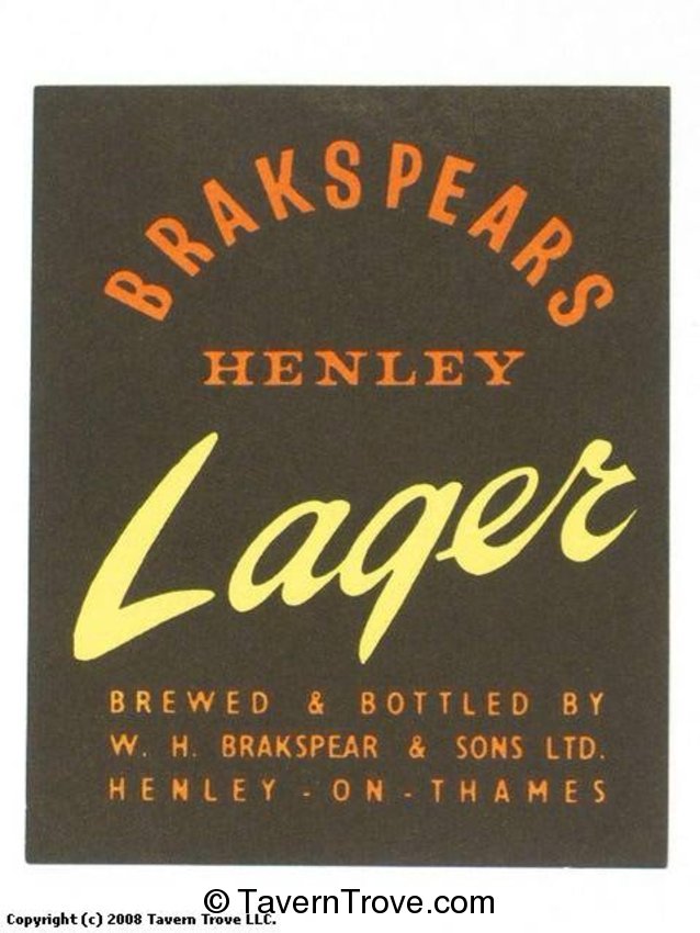 Brakspears Henley Lager