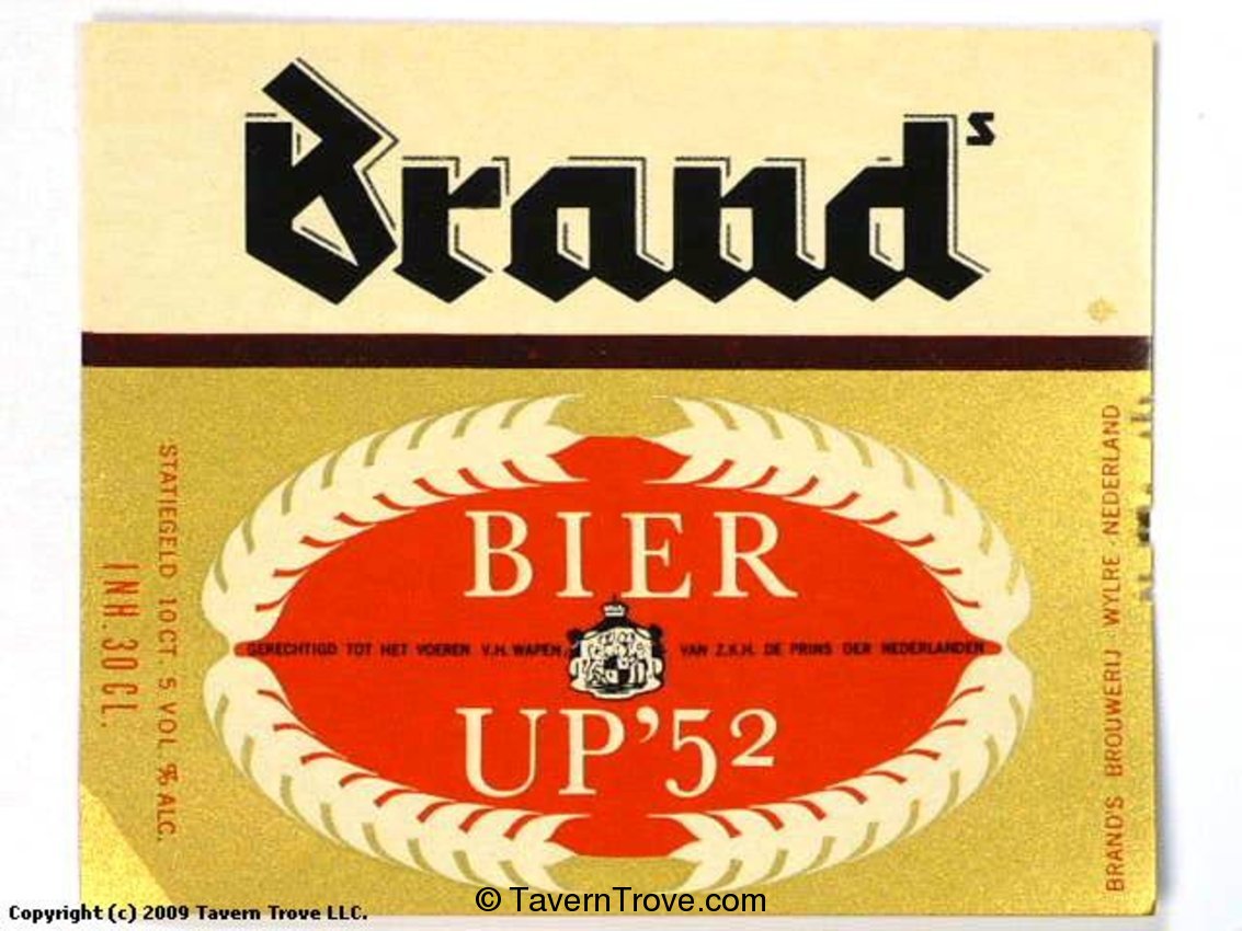 Brand Bier Up '52