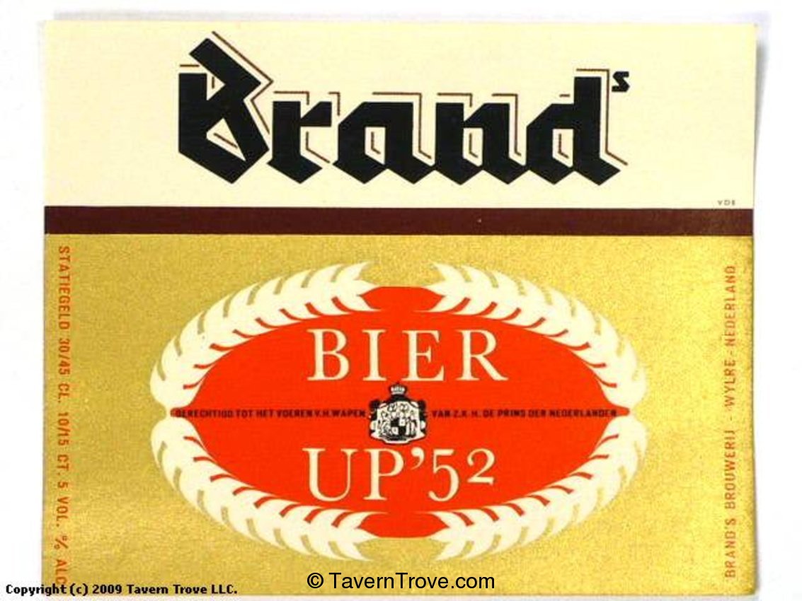 Brand Bier Up '52