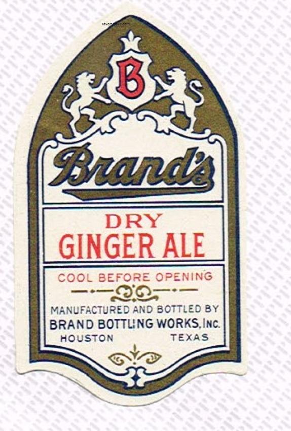 Brand's Ginger Ale Houston Texas