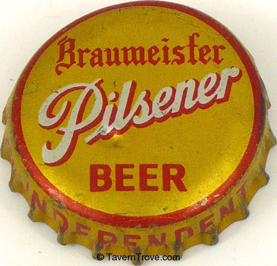 Braumeister Pilsener Beer (dull gold)