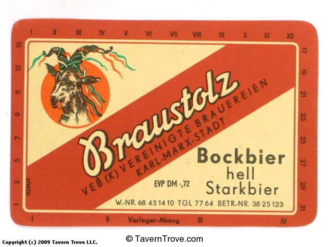 Braustolz Bockbier Hell Starkbier