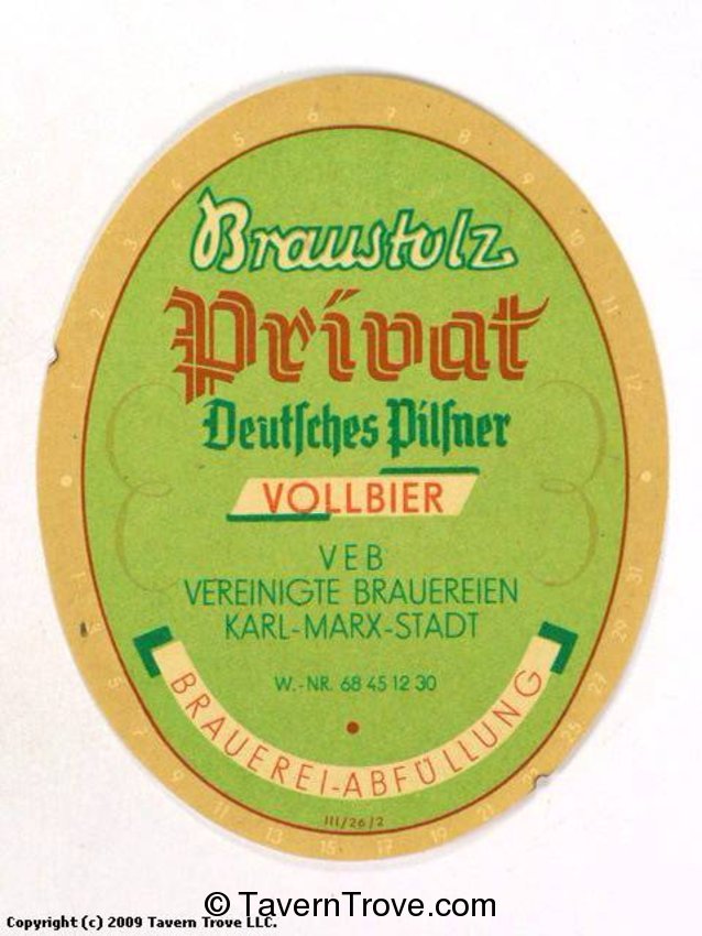 Braustolz Privat Deutsches Pilsner