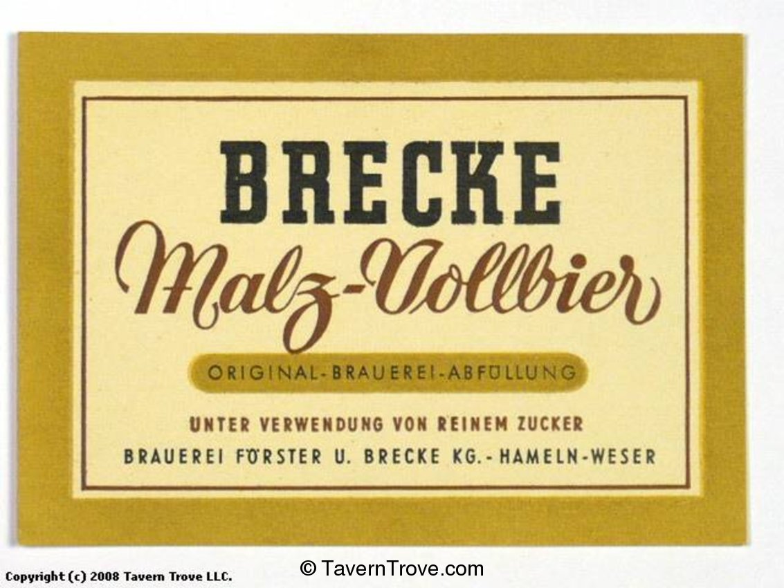 Brecke Malz-Vollbier